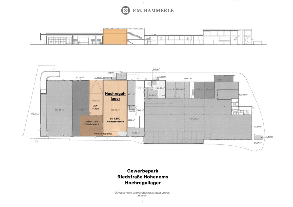 Hochregallager Grundriss EG